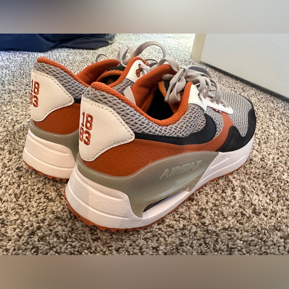 Nike Texas Longhorn Air Max, size 10, never been worn.